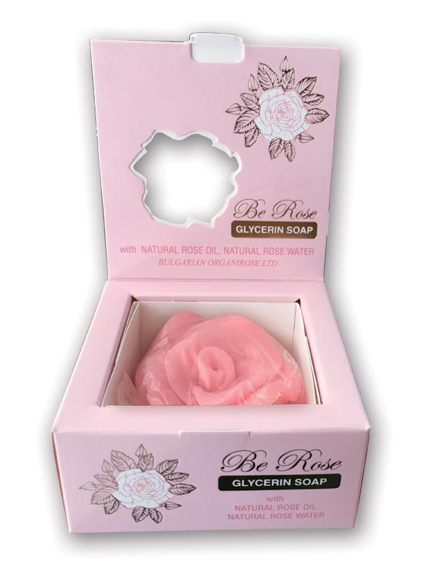 Ръчно приготвен глицеринов сапун Be Rose 65 гр.