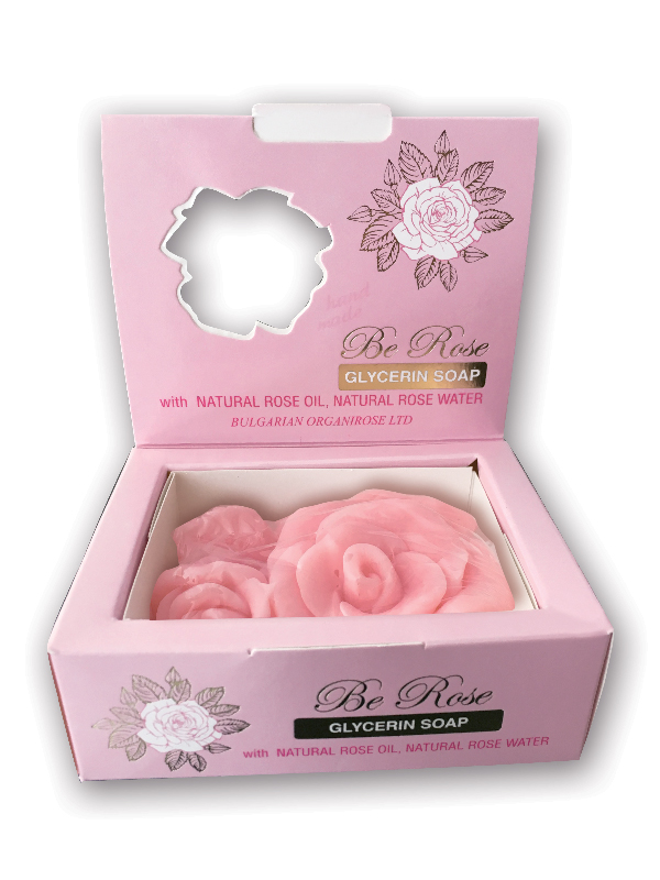 Ръчно приготвен глицеринов сапун Be Rose 80 гр.